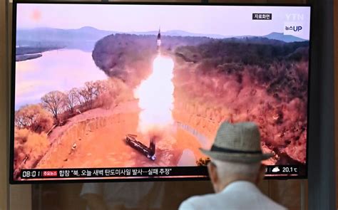 North Korea's suspected hypersonic missile exploded, South .